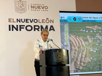 Agua y Drenaje de Monterrey prometió el pronto restablecimiento total del suministro. | Sandra González