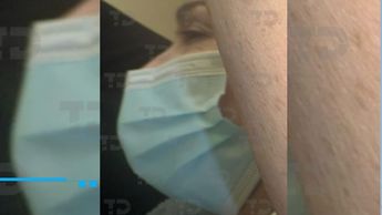 Alicia Villarreal llega a hospital en Monterrey