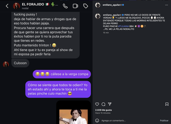 Emiliano Aguilar expone supuesto mensaje de Christian Nodal
