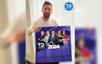 Messi con calendario de Telediario | Especial