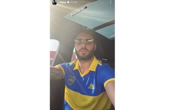 Gignac con la camiseta del Boca Juniors