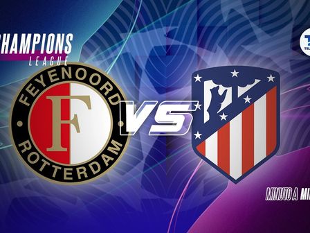 Feyenoord vs Atlético EN VIVO HOY | Jornada 5 Champions League | Foto: Especial