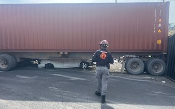 Accidente en Carretera a Laredo, Apodaca, hoy 15 de abril 2024 | Especial