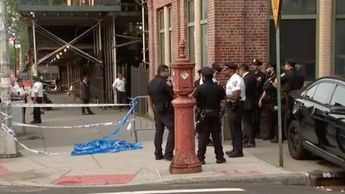 La zona quedó resguardada por la Policía de Nueva York. | WABC