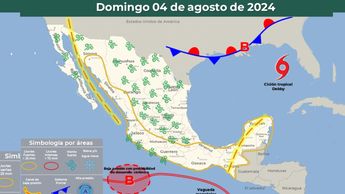 Clima México 4 agosto