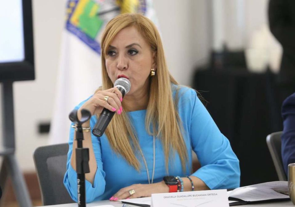 La secretaria de la Mujer en Nuevo León, Graciela Buchanan explicó las estadísticas en relación a los delitos contra la mujer. | Archivo