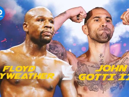 Floyd Mayweather vs John Gotti III en CdMx / Sam Martínez