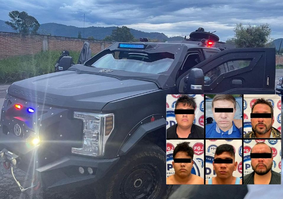 Desarticulan presunta célula del CJNG / Cortesía