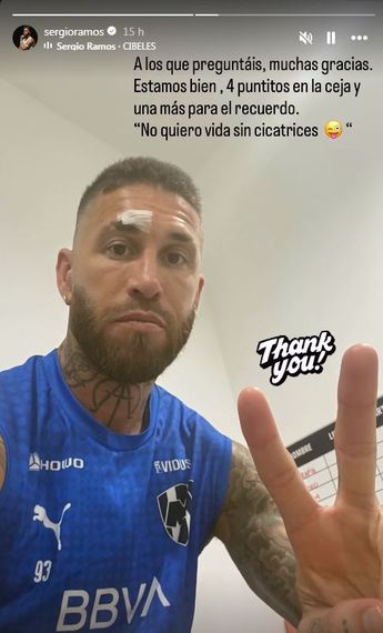 Sergio Ramos se pronuncia tras lesión | Foto. Instagram