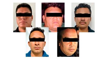 Cinco ex policías de Linares, Nuevo León que fungían como escoltas de los mandos fueron también acusados. | Cortesía