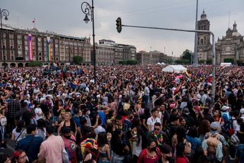 Entre la primera Marcha del Orgullo y la marcha en que lograron llegar al Zócalo, pasaron 30 años./Galo Cañas, Cuartoscuro.