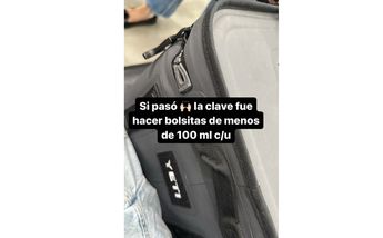 Tips para pasar leche materna en aeropuertos │ Instagram.