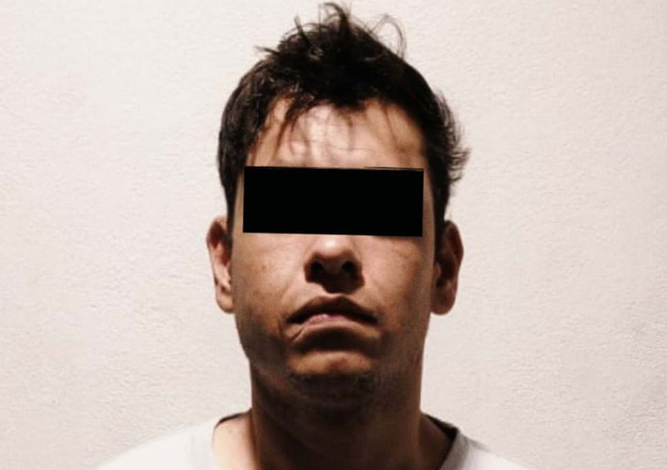 La Policía de Guadalupe detuvo a Horacio de 28 años en la colonia Lomas de San Miguel. | Cortesía