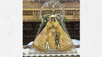 La Generala se encuentra lista para su regreso a la Basílica de Zapopan | Foto: Catedral Metropolitana de Guadalajara la Asunción