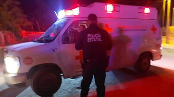Durante la riña, una mujer resultó lesionada en la cabeza.