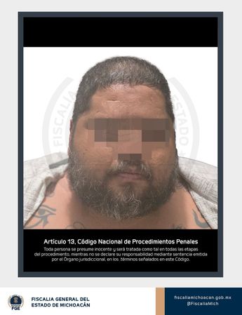 'El Congo' habría actuado en colaboración con 'El Licenciado'. | Secretaría de Seguridad Pública de Michoacán