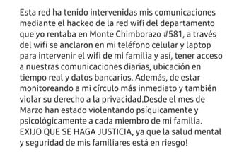 Un red criminal intervino sus comunicaciones / Facebook