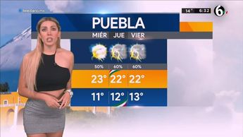 Pronóstico del tiempo para Puebla, con Jessica de Luna - 13 de septiembre de 2022