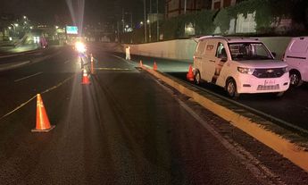 La incorporación de avenida Lázaro Cárdenas a Garza Sada hacia el sur fue cerrada tras accidente. | Pedro Delgado