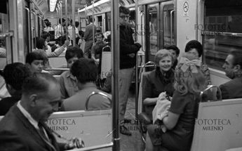 Primeros viajes del Metro CdMx / Fototeca Milenio