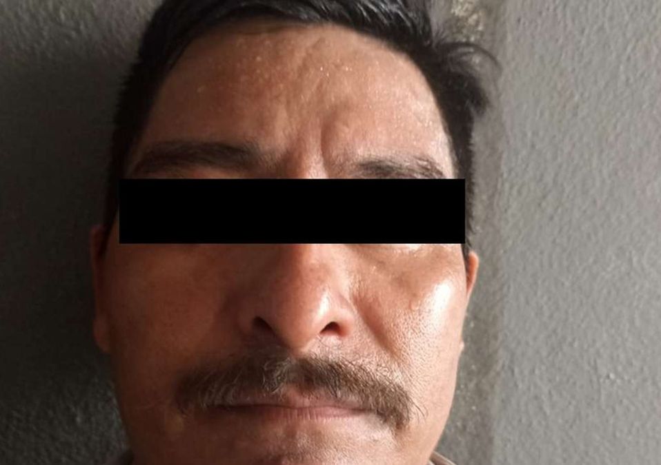 Hombre detenido por intento de feminicidio. | Cortesía