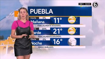 Pronóstico del tiempo para Puebla, con Jessica de Luna - 29 de septiembre de 2022