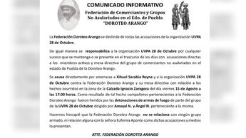 La Federación Doroteo Arango emitió un comunicado para deslindarse de las acusaciones en su contra | Especial