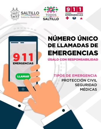 Mediante la aplicación 911 puedes reportar situaciones de emergencia o peligro.