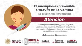 La Secretaría de Salud exhortó a la población a vacunarse contra el sarampión | Especial