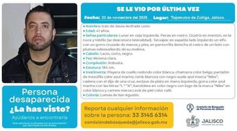 Iván realizaba un viaje a bordo de su automóvil Nissan Versa azul | Fiscalía de Jalisco
