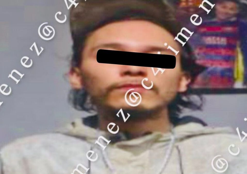 Eduardo 'N' es detenido en la Gustavo A. Madero tras matar a su madre y abuela con un bate con púas. / Carlos Jiménez
