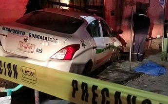 Choque de taxi en El Salto / Vicente Torres Alfaro