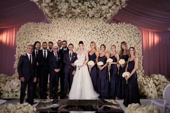 Así se vivió a boda de Nadia Ferreira y Marc Anthony en Miami (foto: Vogue)