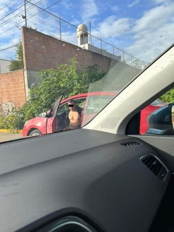 Presunto acosador en Puebla es exhibido en redes sociales / Especial