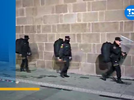 Llegan policías a Palacio de Gobierno | Especial