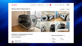 Oferta de hospedaje en la página de Airbnb