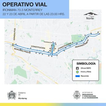 El evento iniciará a las 05:50 horas del domingo en la Fuente de las Artes del Paseo Santa Lucía. | Cortesía