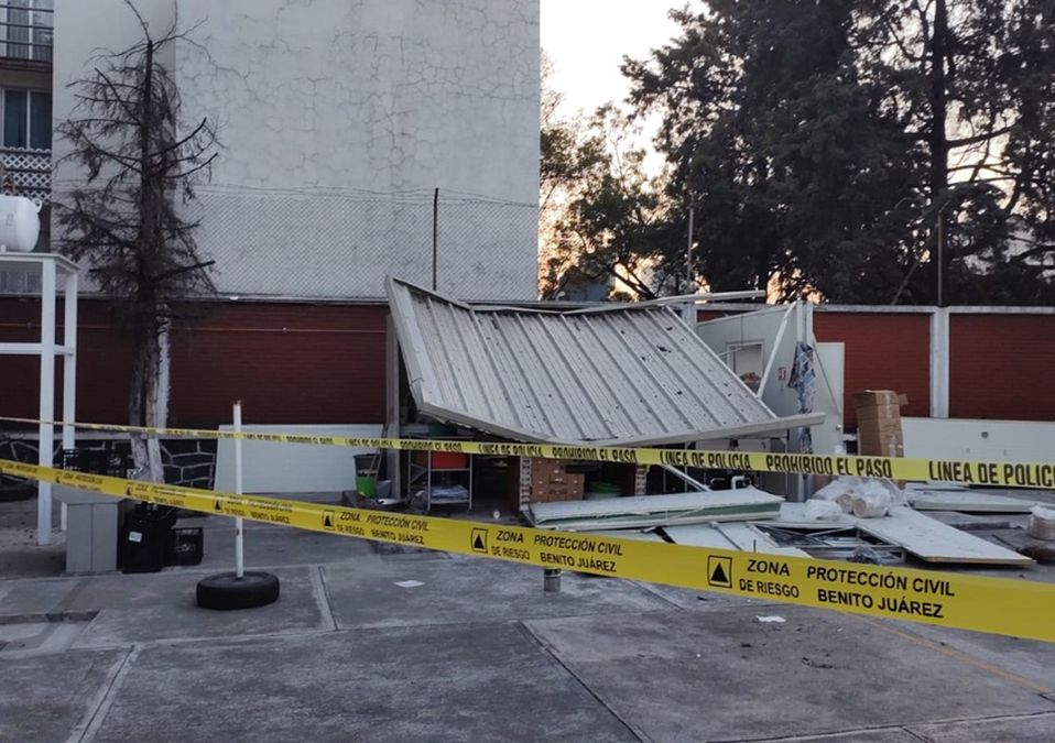 La explosión se generó cuando la cocinera de la escuela encedió la estufa/ Ramón Ramírez.