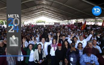 Claudia Sheinbaum se presentó en Tlaxcala / Ariana Pérez.