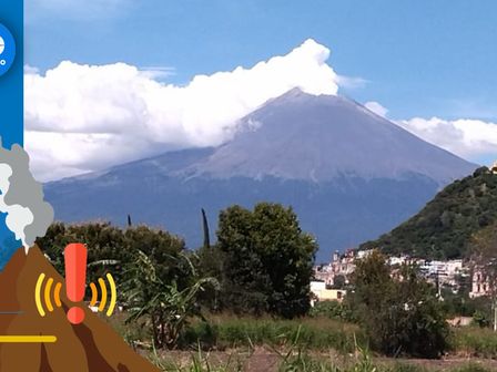 Actividad del Popocatépetl 4 de noviembre de 2024 / Jaime Zambrano