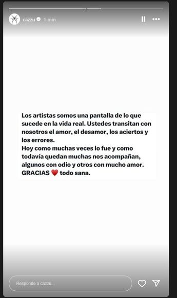 Christian Nodal y Cazzu terminan su relación.