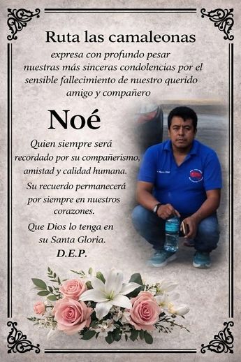 Noé era conductor de la conocida "Ruta las camaleonas", la cual recorre Ajalpan y Tehuacán / Especial