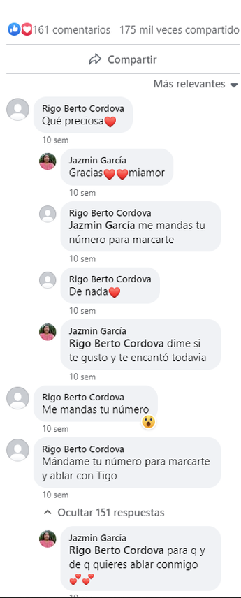 Jazmín y Rigoberto: esta la historia por la que se hicieron virales