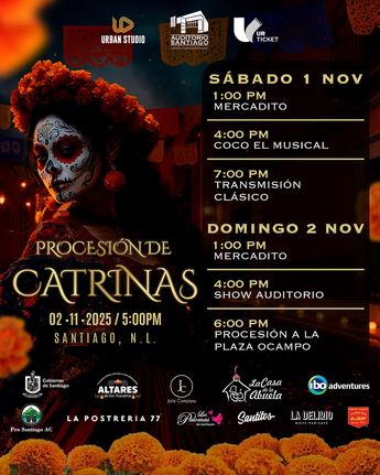 En Santiago habrá varias actividades por el Día de Muertos. | Facebook