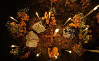 Ofrenda para recibir a los disfuntos