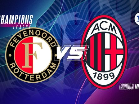 Sigue EN VIVO la visita de AC Milan al Feyenoord Stadium en los playoffs de la Champions League. / Especial