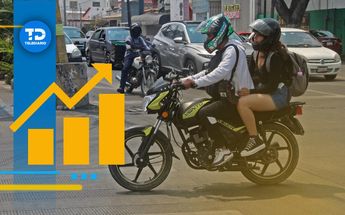 El uso de motocicletas incrementó como medio de transporte y también de autoempleo para repartidores | Melanie Torres