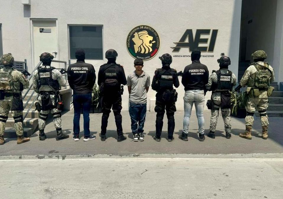 El joven detenido en Monterrey fue identificado como Jordán ‘N’. | Cortesía