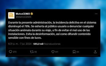 El STC insta a reportar conductas inapropiadas | X: @MetroCDMX
