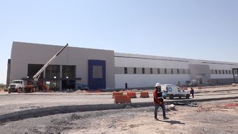 Volvo ya levantó las naves industriales de la planta que se construye sobre 127 hectáreas. | Luis Guerra